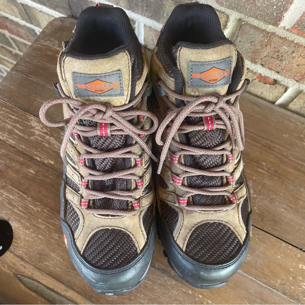 Merrell Women’s Moab 2 Mid, Waterproof Hiking Boots, Size 6, Steel‎ Toe sb3 - Picture 3 of 15